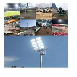 40 Meter Cricket Stadium Light Tower In Murshidabad Bshan Industries Private Limited Opc, Thickness: 12,10,10,8