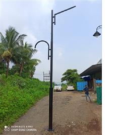 7 Mtr 6 M Decorative Street Light Poles, Shape: Round