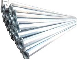 8 Meter Gi Octagonal Pole In Bharatpur Bharat Power Project, Bottom Size: 130mm
