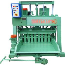 860 Tv Concrete Block Making Machine, Power: 5.5 HP