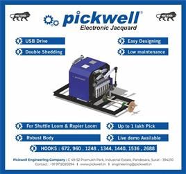 960 Hook Electronic Jacquard For Weaving Size 960672 In Surat Pickwell Exim, Usage/Application: WEAVING