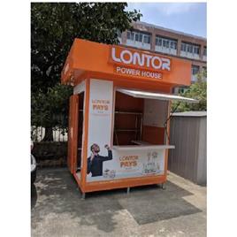 Acp Prefabricated Vending Stall, Material: Acp