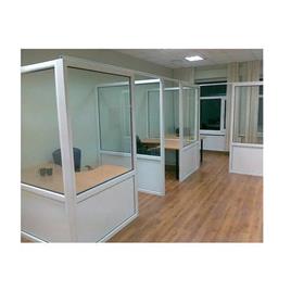 Aluminium Office Partition 5, Glass Type: Toughened Glass