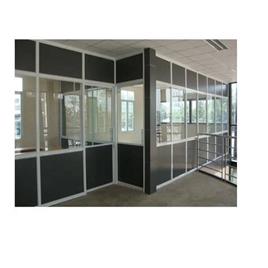 Aluminium Office Partitions, Open Style: Hinged