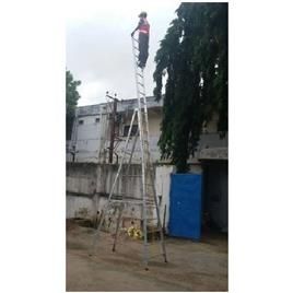 Aluminium Self Supporting Extension Ladders, Material: Aluminum