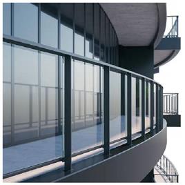 Aluminum Glass Railing 2