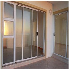 Aluminum Sliding Door 2, Frame Material Gauge: 18