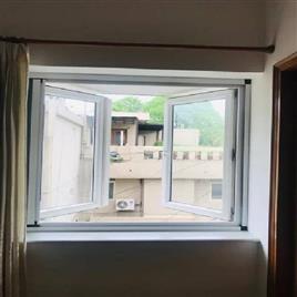 Aluplast Upvc French Window In Gurugram Matrix Overseas Windoors, Window Size( H x W) ft: 4x4