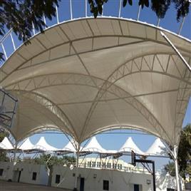 Auditorium Tensile Roofing, Free Standing: Yes