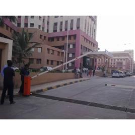 Auto Boom Barrier, Color: Orange, Grey & Yellow