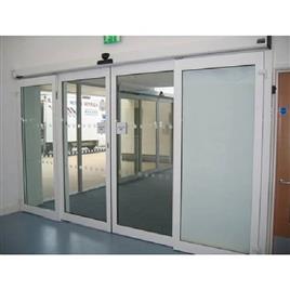 Automatic Glass Sliding Door, Thickness: 12mm