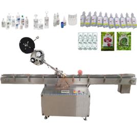 Automatic Horizontal Labeling Machine With Roller Conveyor, Body Material: SS