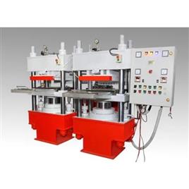 Automatic Hydraulic Double Station Embossing Machine, Usage/Application: Embossing