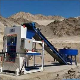 Automatic Paving Block Making Machine 7, Raw Material: Stone Dust, Cement, Stone Chips