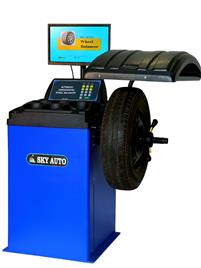 Automatic Video Graphic Wheel Balancer In Ahmedabad Sky Autotech, Voltage: 220 V