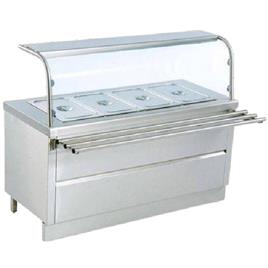 Bain Marie With Glass Shelf