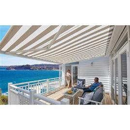 Balcony Terrace Awning, Outer Fabric Material: Polyester