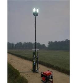 Base Light Portable Pneumatic Light Tower In Haridwar Arise Constriction Equipments, Height: 4.5MTR