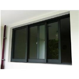 Black Aluminium Sliding Window