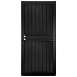 Black Aluminum Door