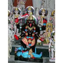 Black Marble Kali Maa Statue 2, Usage/Application: Temple,Home