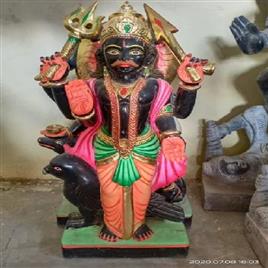 Black Marble Sani Dev Statue