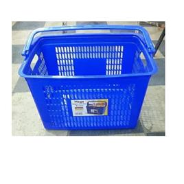 Blue Plastic Shopping Basket 2, Material: Plastic