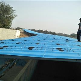 Blue Wall Cladding Roofing Sheet, Length: 2 m