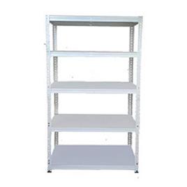 Boltless White Rack With 5 Shelves, Product Model: Boltless white rack with 5 shelves