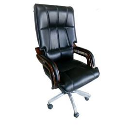 Boss Chair With Double Wooden Handle, Arm Type: Fixed Arms