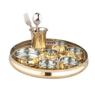 Brass Thali Set