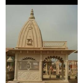 Brown Polished Pink Sandstone Temple Sizedimension 8Ftx16Ftx21Ft, Size: 8ftx16ftx21ft