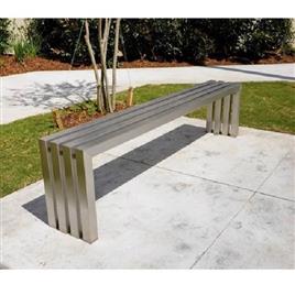 Brushed Stainless Steel Bench In Noida Ms A J Enterprises