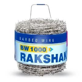 Bw1000 Rakshak Galvanized Barbed Wire, Razor Type: Extra Sharp Edges