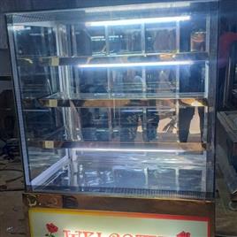 Cake And Pastry Display Counter With Lighting And 2 Shelves For Cake Pastry And Confectionery Shops, Size: as per demand