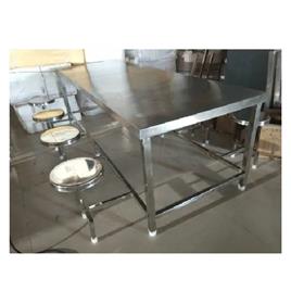 Canteen Dinning Table, Material: SS