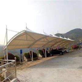 Car Park Tensile Membrane Structures, Material: PVC