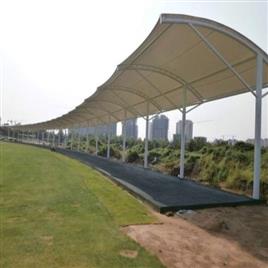 Car Parking Awning, Material: Steel