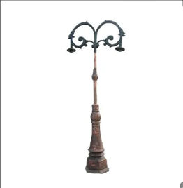 Cast Iron Decorative Dual Arm Street Light Pole 10 20 Ft In Kolkata Bp Electrotech