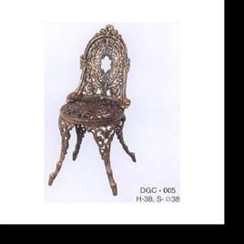 Cast Iron Designer Garden Chairs, Finish: Polished