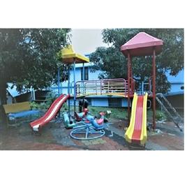 Childrens Park Outdoor Playground Fun Play Station, Material: FRP And GI