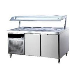 Cold Bain Marie With Sneeze Guard