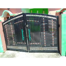 Color Coated Stainless Steel Main Gate, Position: Exterior