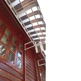 Colored Window Awnings