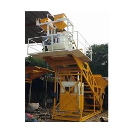 Compact Batching Plant With Twin Shaft Mixer