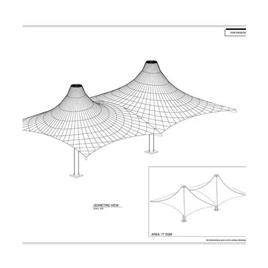 Conical Tensile Structures In Valsad Sameer Networks, Height: PVC,pvdf, acrylic, polyester, Eco Friendly