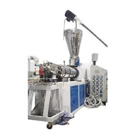 Conical Twin Screw Pvc Pipe Extruder Machine, Material: Stainless Steel