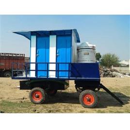 Construction Frp Mobile Toilet Van, Wall Thickness: 10mm