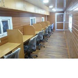 Container Converted Office, Material: Frp, Wood, Steel, Pvc at Best ...