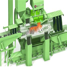 tumblast shot blasting machine